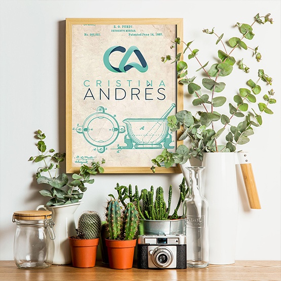 cuadro cristina andres objetos